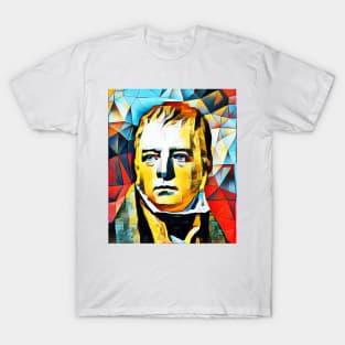 Walter Scott Abstract Portrait | Walter Scott Abstract Artwork 15 T-Shirt